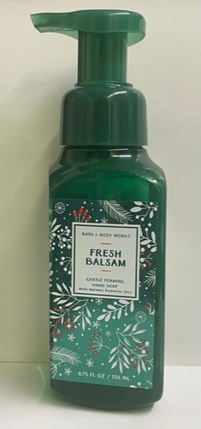 White Barn Bath and Body Works Fresh Balsam Gentle Foaming Hand Soap 8.75 Ounce