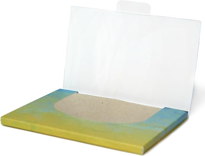 Oil Blotting Paper Sheets – Instantly Absorbs Excess (green tea)