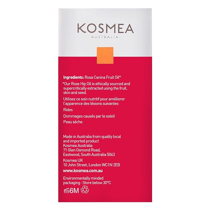 Rosehip Oil – Anti-Aging Benefits for Face & Body – Premium Quality Super-critically Extracted Oil Using The Entire Fruit, Seed & Skin - 0.68 fl oz