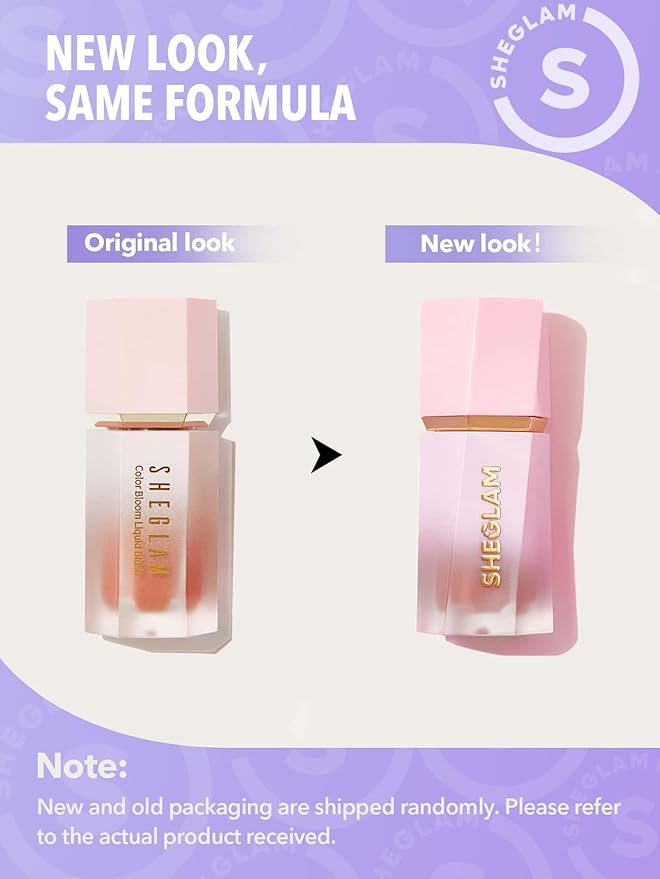 SHEGLAM Color Bloom Dayglow Liquid Blush Makeup for - Devoted