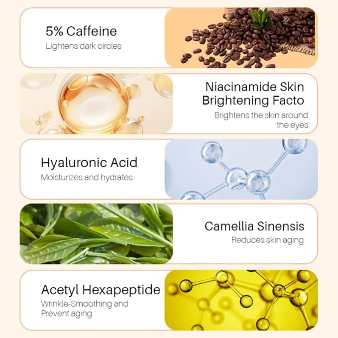 5% caffeine eye serum and