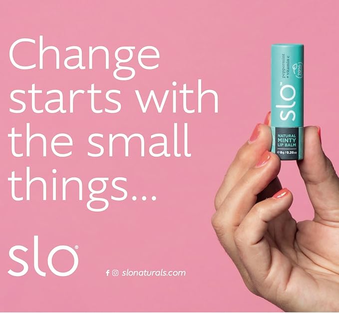 Slo | Natural Lip Balm - All Natural Lip 28oz