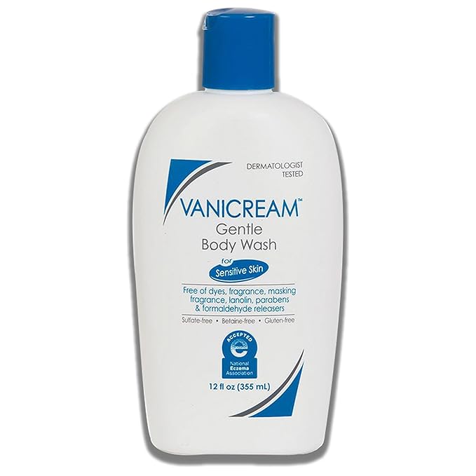 Vanicream Shampoo Conditioner And Gentle Body Wash 12 Ounce Each
