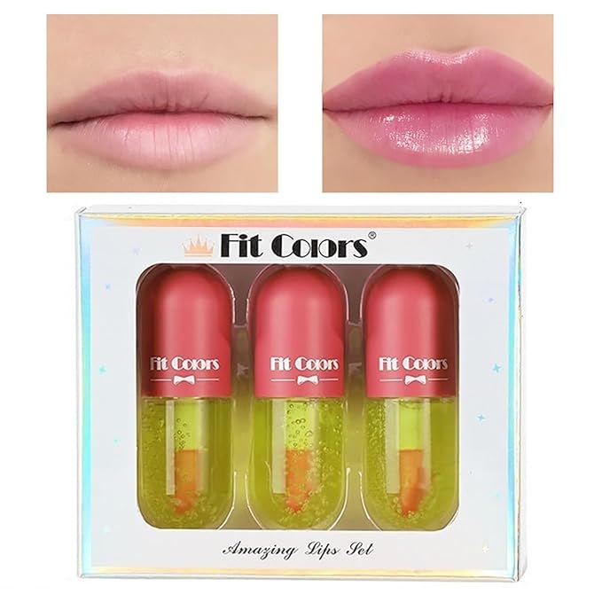 3 Set Alve Color Changing Lip Oil Hydrating Changing