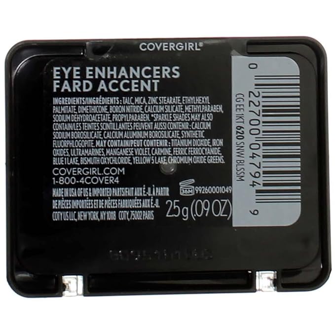 COVERGIRL - Eye Enhancers 1-Kit Eyeshadow, silky, sheer formula, double ended applicator, 100% Cruelty-free