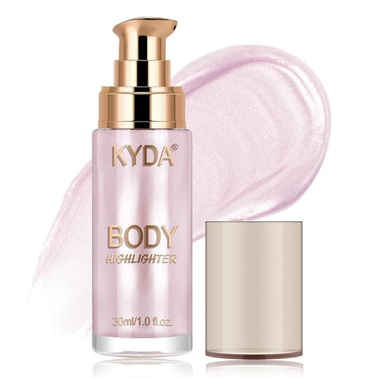 Body Shimmer Oil,Liquid Glow Illuminator Body Luminizer Glow Fl Oz#106