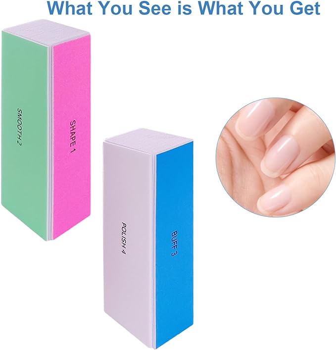 4 Way Nail Buffer Block