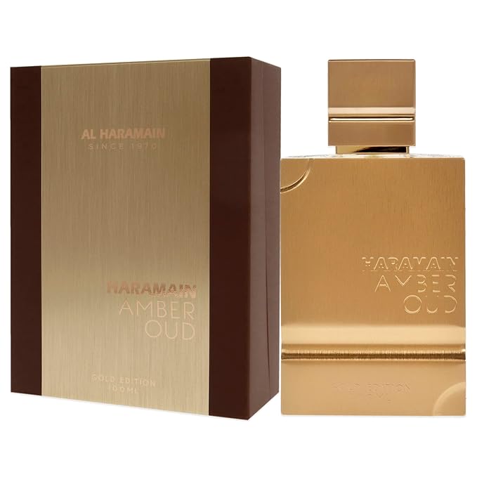Haramain Al Amber Oud Gold Edition - Arabian Perfume for Women and Men - Unisex Long Lasting Amber for Men and Women - 3.33 oz