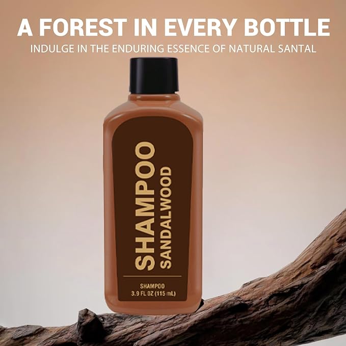 Gift Sets for Men Bath and Body Mens Gifts 6pcs Sandalwood Travel Size sets with Shampoo, Shower Gel, Soap, Body Lotion, Birthday Gifts for Men, Self Care Fathers Day Gifts