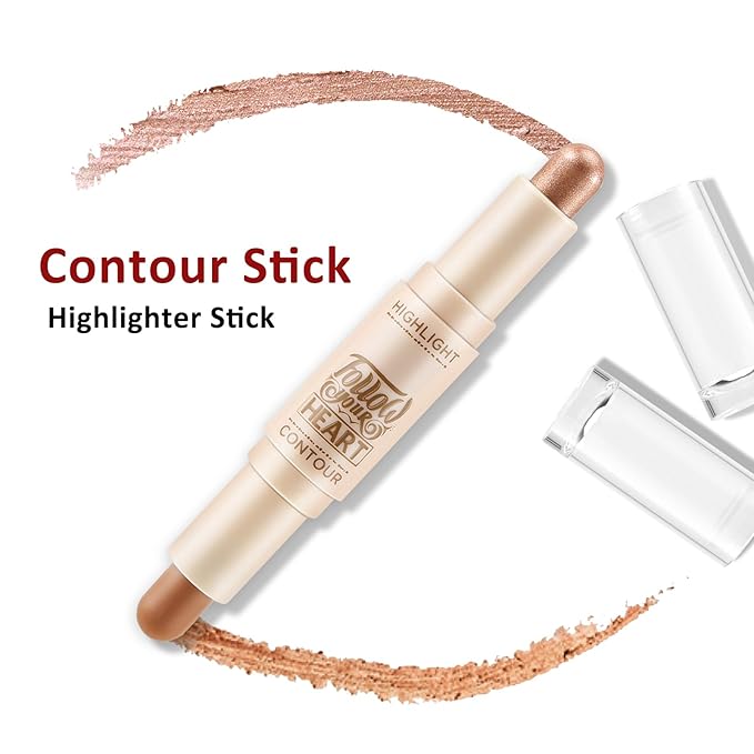 Boobeen 2 in 1 Contour Stick, Cream Bronzer the Body