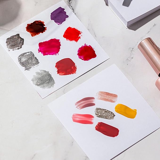 100Pcs Nail Art Polish Palette Paper Disposable Makeup