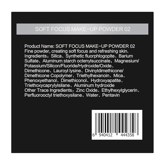 Soft Focus Loose Setting Powder, Waterproof, Matte, Oil For Oily