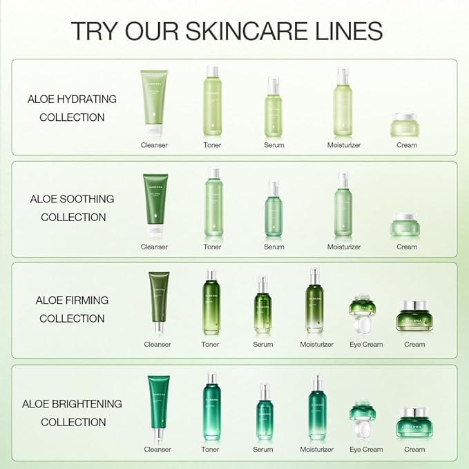 Aloderma Age-Defying Aloe Flower Essence Gel with 24K Gold Leaf, Made within 12 Hours of Harvest - Luxurious Aloe Gel with Allantoin & Hyaluronic Acid for a Shimmering, Youthful Complexion, 7oz 3-Pack