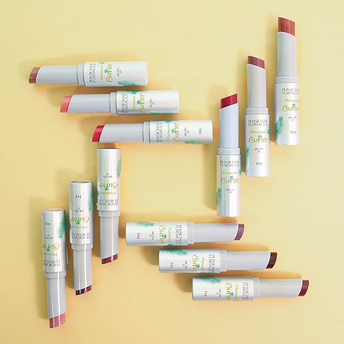 Physicians Formula Murumuru Butter Lip Cream, Lip Balm, Lip Moisturizer and Conditioner for Dry Lips. Fragrance free, Alcohol free Intensive Lip Mask and Lip Therapy Skin Care, Carnival