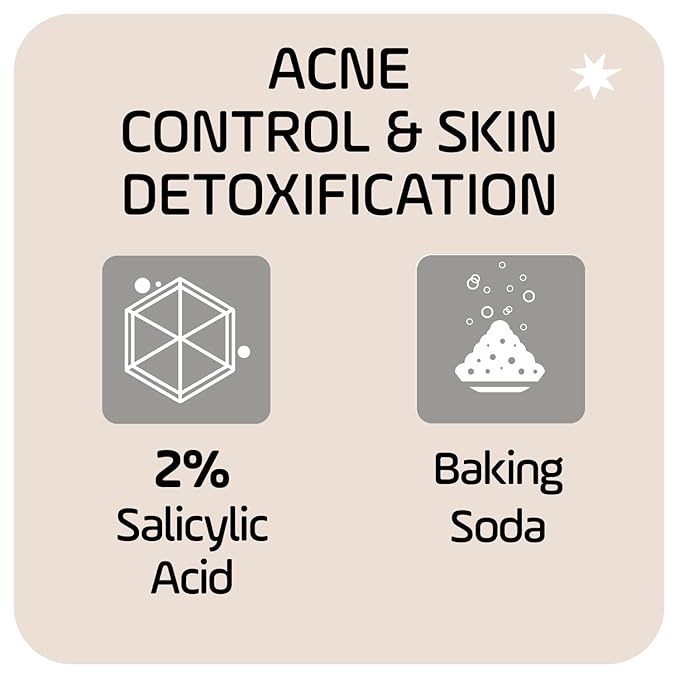 Asepxia Cleansing Bar Baking Soda, Multipack: Deep Skin Cleansing, Acne Fighting with 2% Salicylic Acid, Removes Oil and Dirt, Prevents Imperfections, Suitable for All Skin Types - 4 Oz, 5 Count