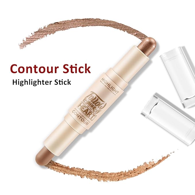 Boobeen 2 in 1 Contour Stick, Cream Bronzer the Body