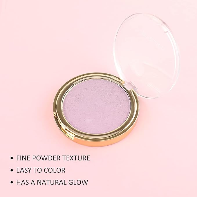 Boobeen Highlighter Powder Palette - Glow Shimmer Illuminator Brighten Skin