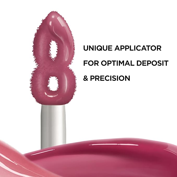 L'Oreal Paris Infallible Pro Gloss Plump Lip Gloss with Hyaluronic Acid, Long Lasting Plumping Shine, Lips Look Instantly Fuller and More Plump, Mirror, 0.21 fl. oz.