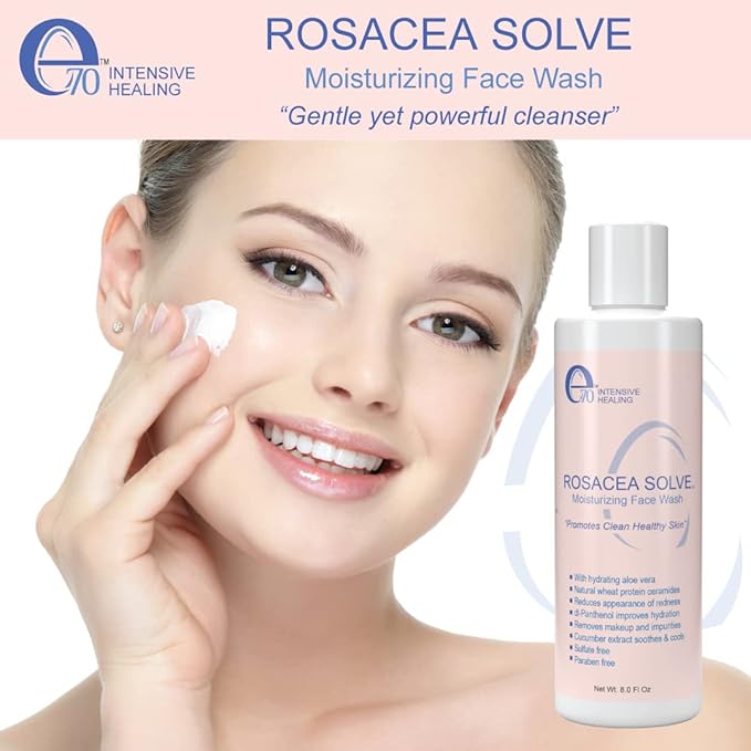 Rosacea solve moisturizing face wash