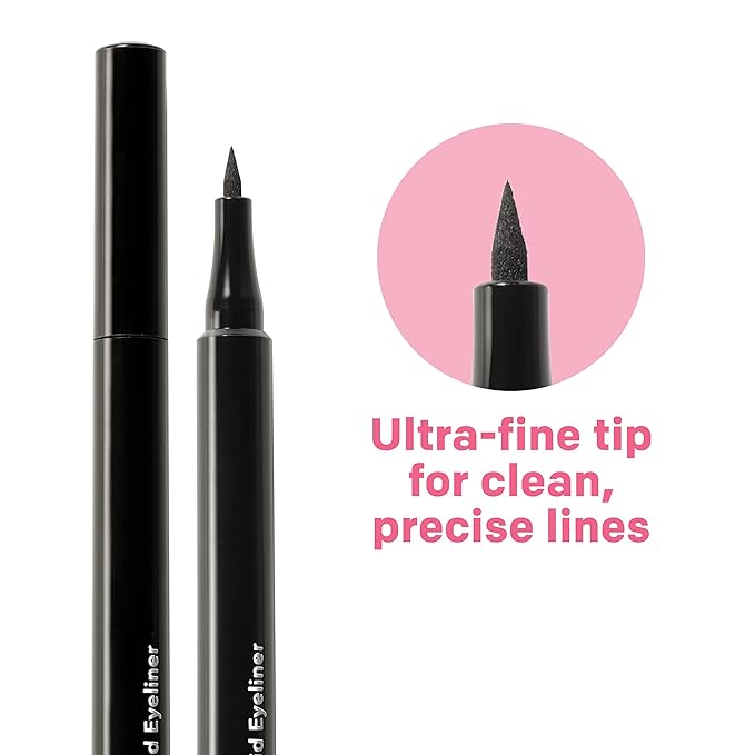 Almay Conditioning Liquid Eyeliner, Longwearing, Waterproof, Hydrating, 20 Brown, 0.03 fl oz.