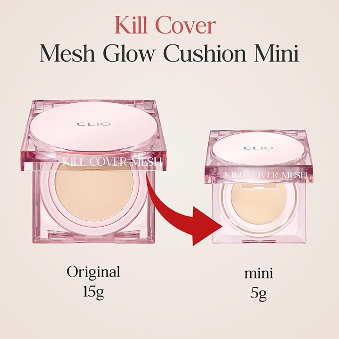 CLIO Kill Cover Mesh Glow Cushion (Mini, , 3 LINEN) 5g