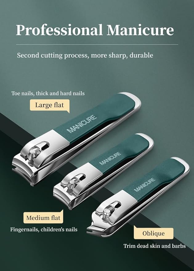 4 Pcs Manicure Set Stainless