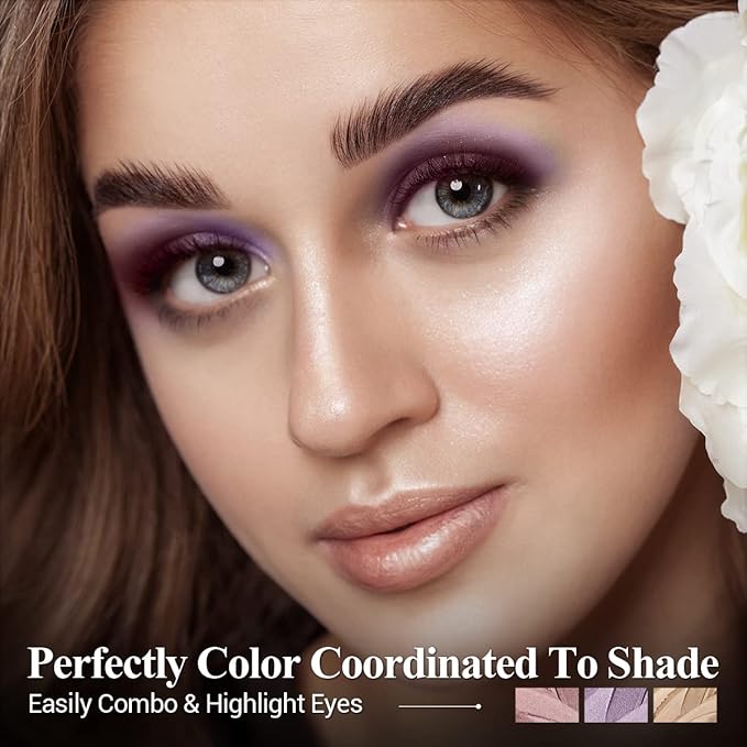 3PCS Cream Eyeshadow Sticks, Neutral Eye Shadow Makeup Pencil Set, Eye Brightener Highlighter, Waterproof & Long Lasting Shadow Stick And Eyeliner