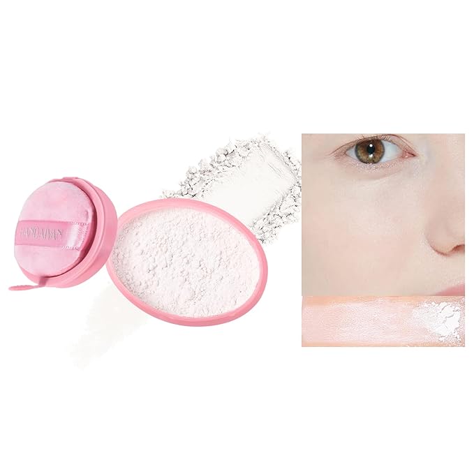 Loose Face Powder Setting Powder Makeup 0. (V01)With Powder Puff 67oz