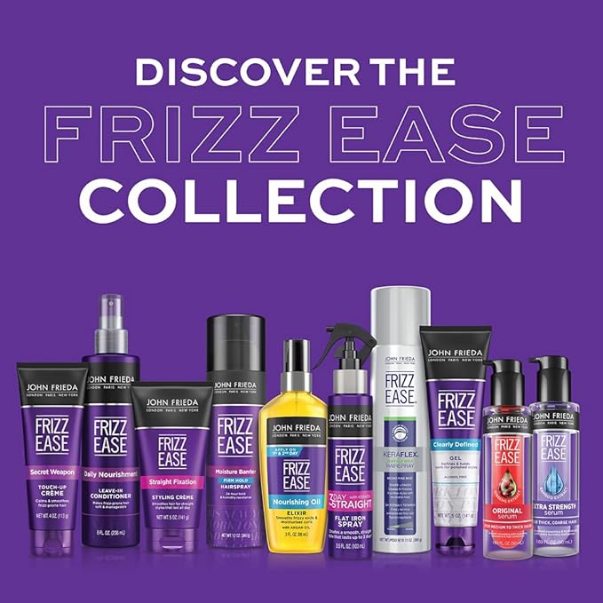 John Frieda Frizz Ease Secret Weapon Touch-Up Crème, Smoothing Cream for Flyaways, Frizz-Free & Split Ends, Infused with Avocado Oil to Seal in Moisture and Eliminate Flyaways, 4 Oz, Pack of 2