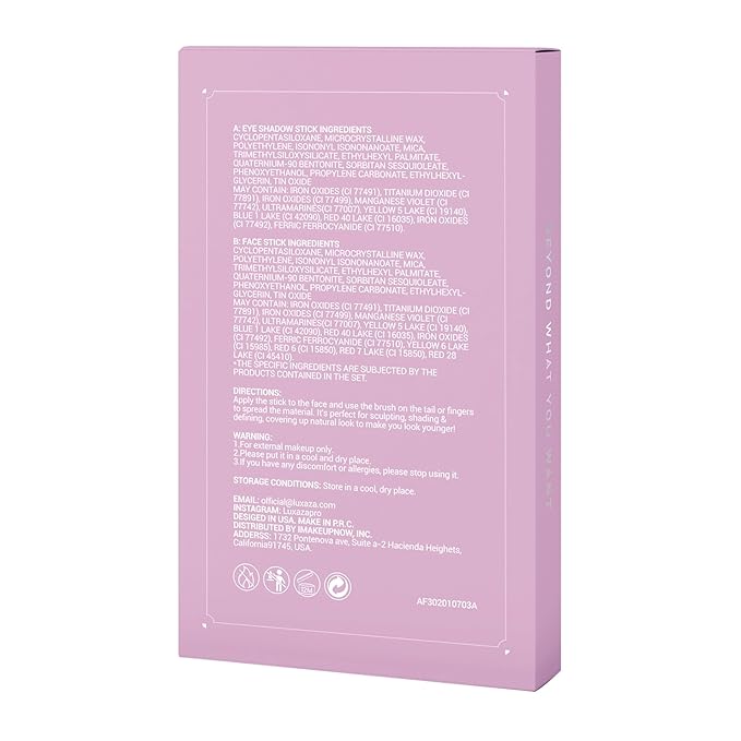 3PCS Brown Pink Eyeshadow Stick Set, Shimmer Neutral Cream Eye Shadow Sticks Crayon,Waterproof Long Lasting Eye Highlighter, Eye Brightener Stick Makeup Sets