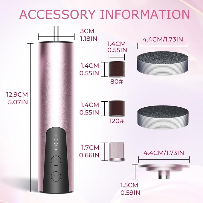 krofaue Electric Callus Remover for