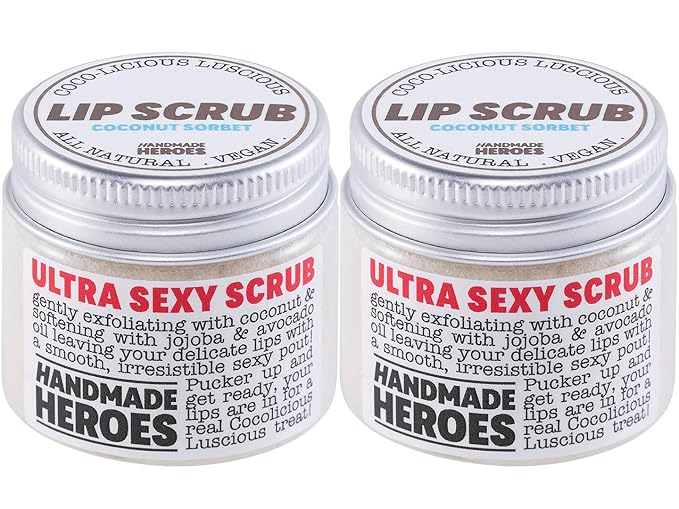 100% Natural Lip Scrub for Soft,
