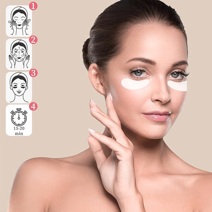 12pcs reusable under eye patchs