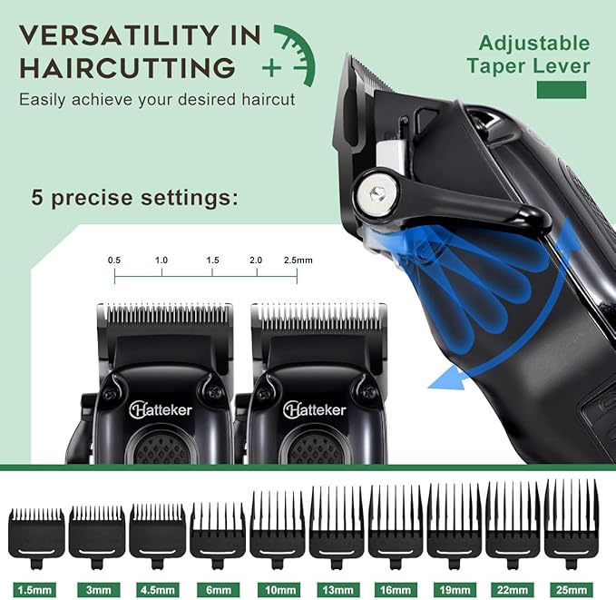 Hatteker Professional Hair Clippers for