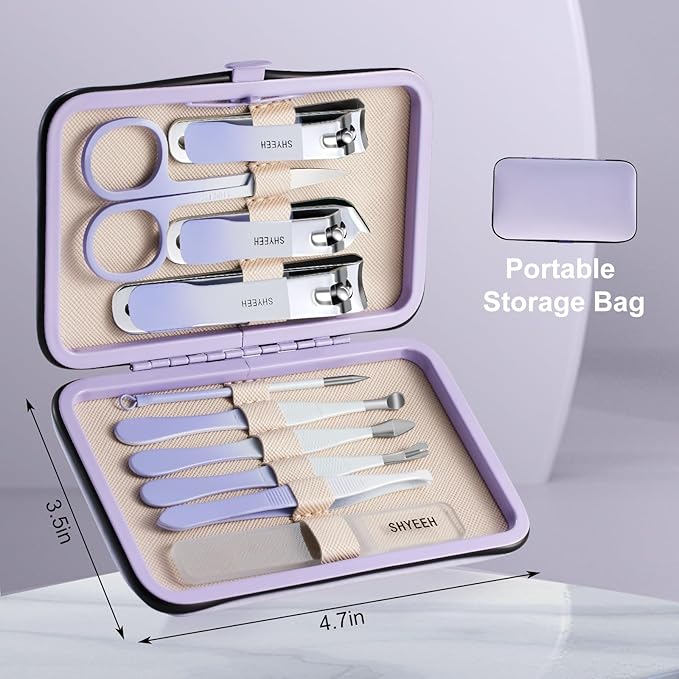 Manicure Set, 10 pcs High-Carbon