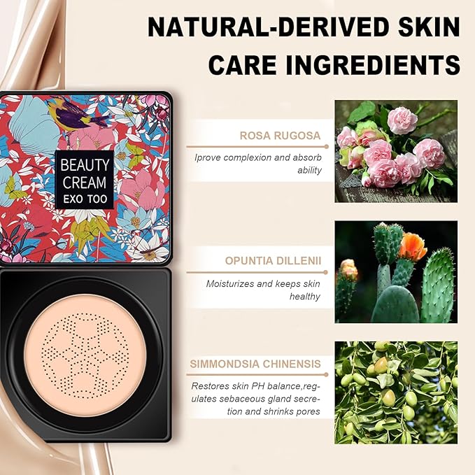 2 Pack Beauty Cream EXO TOO Foundation, Beauty Head Sponges