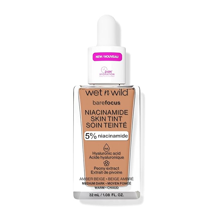 wet n wild Bare Focus Skin Tint, 5% Amber Beige