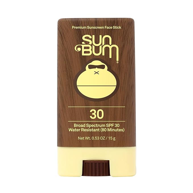 Sun Bum Original SPF 30 Sunscreen Face Stick | Vegan and Reef Friendly (Octinoxate & Oxybenzone Free) Broad Spectrum Moisturizing Roll-On UVA/UVB Sunscreen with Vitamin E | .45 oz (20-45030)