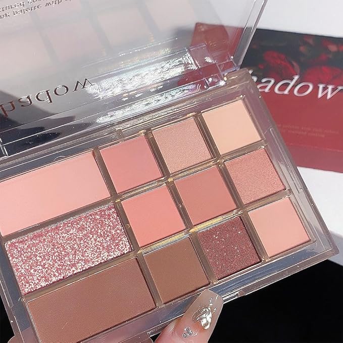 12 Girds Colorful Matte Shimmer Eyeshadow Palette