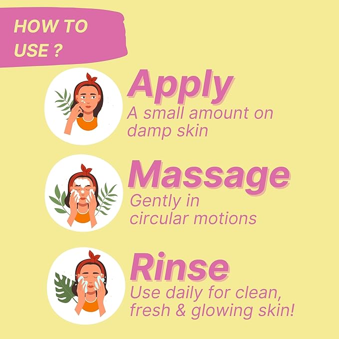 Kids Multivitamin Face Wash - Natural, Non-Toxic 100ml, Organic Watermelon for Normal, Gentle Sensitive & Dry Skin Types - Tear, Paraben, SLS Free, Pack of 1