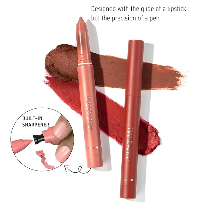 12 Colors Matte Lipstick Pen Lip Liner Pencil Long-lasting