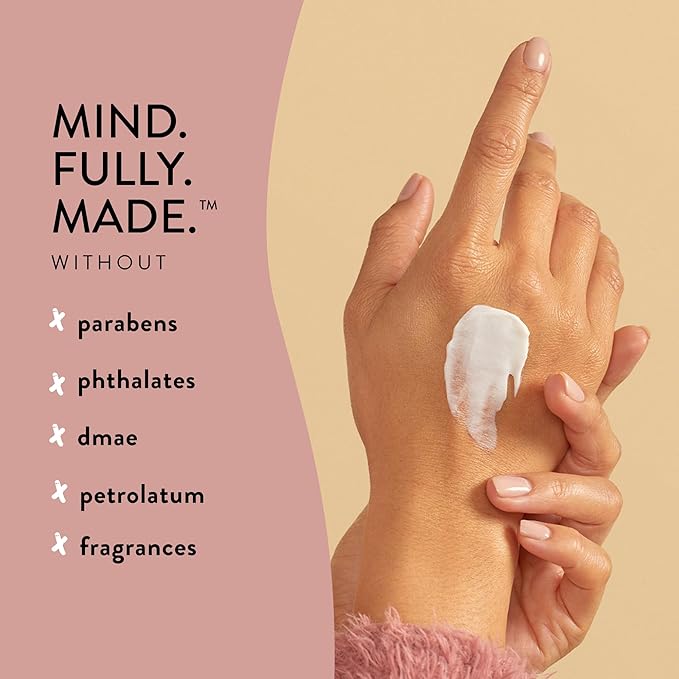 The Honest Company Honest Mama Glow On Body Cream | Hydrates, Firms, + Tightens Skin | Shea Butter, Avocado Oil, Vitamin E | 6 oz