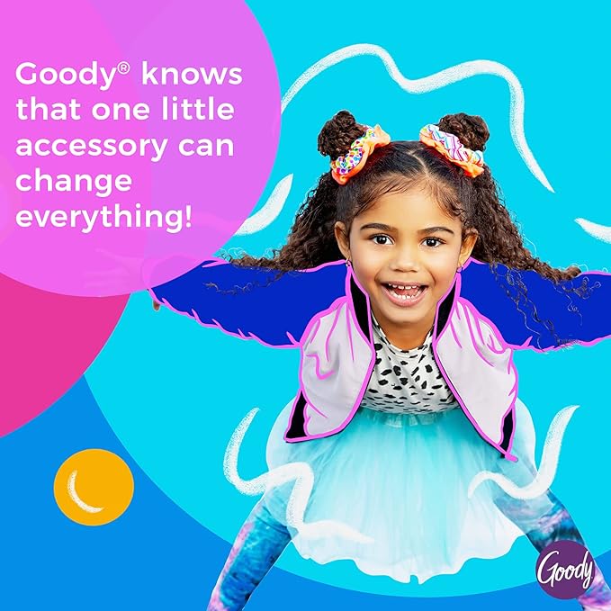 GOODY Kids Headband - Ice Cream Print - Comfort Fit for All Day Wear - Secures All Hair Types