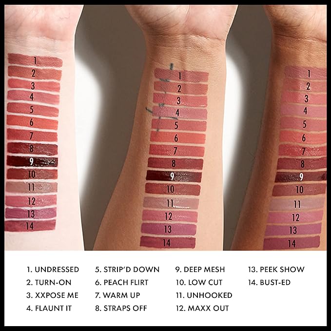 NYX PROFESSIONAL MAKEUP Lip Lingerie XXL Matte Liquid Lipstick - Deep Mesh (Deep Chocolate Brown)