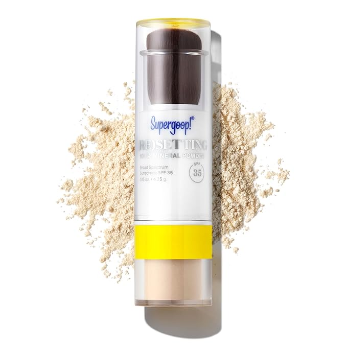 Supergoop! (Re)setting 100% Mineral Powder, Translucent - - Silica Spheres 0.15 oz