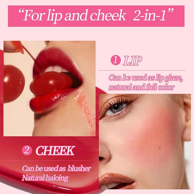 6 Pcs Colorful Fat Lip Oil Hydrating Lip Gloss Set with Long-lasting and Moisturizing Glass Water Lip Stain for Lip Care and Makeup