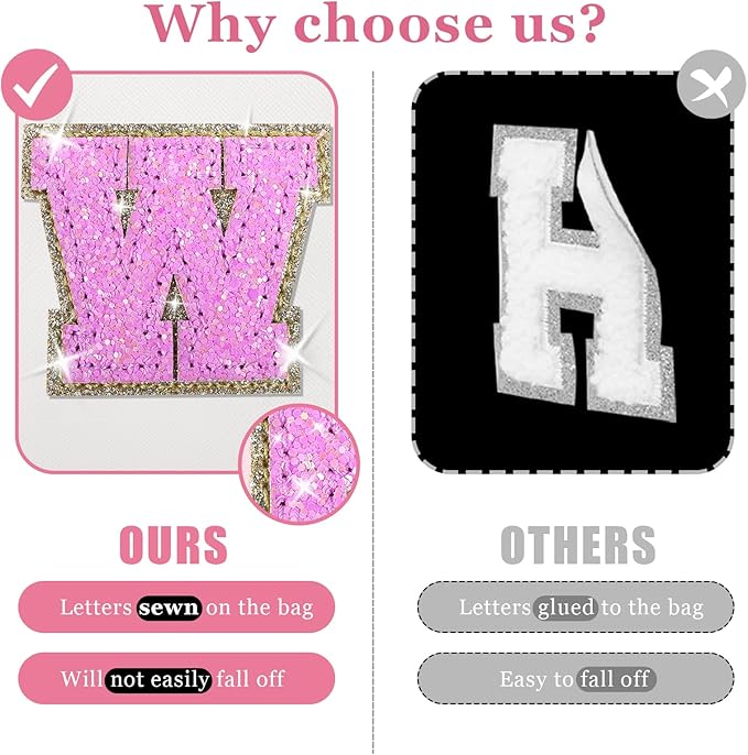 Personalized initial letter patch makeup