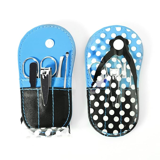 Polka Dot Flip Flop Manicure