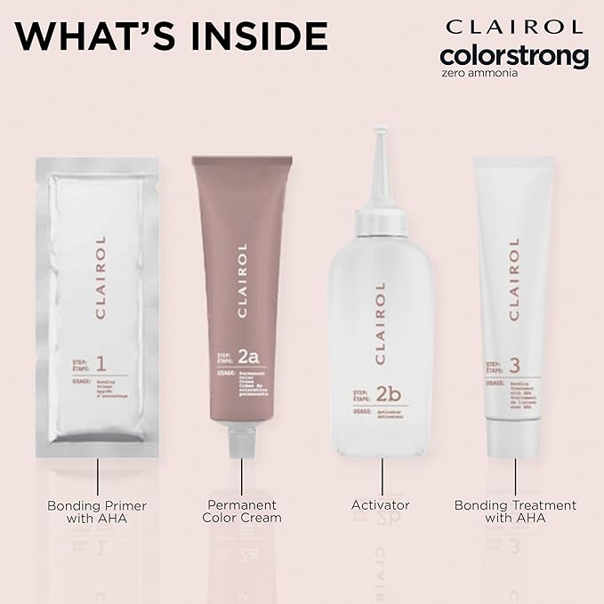 Clairol ColorStrong Permanent Zero Ammonia Hair Dye, 7.0 Dark Blonde - Saint-Tropez Hair Color, Pack of 1