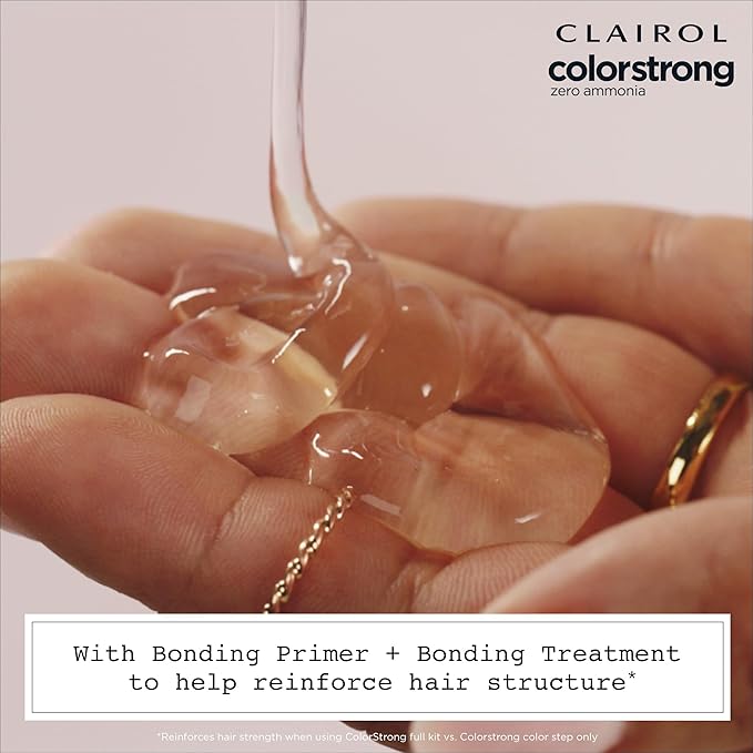 Clairol ColorStrong Permanent Zero Ammonia Hair Dye, 1.0 Black - Hawaii Hair Color, Pack of 1